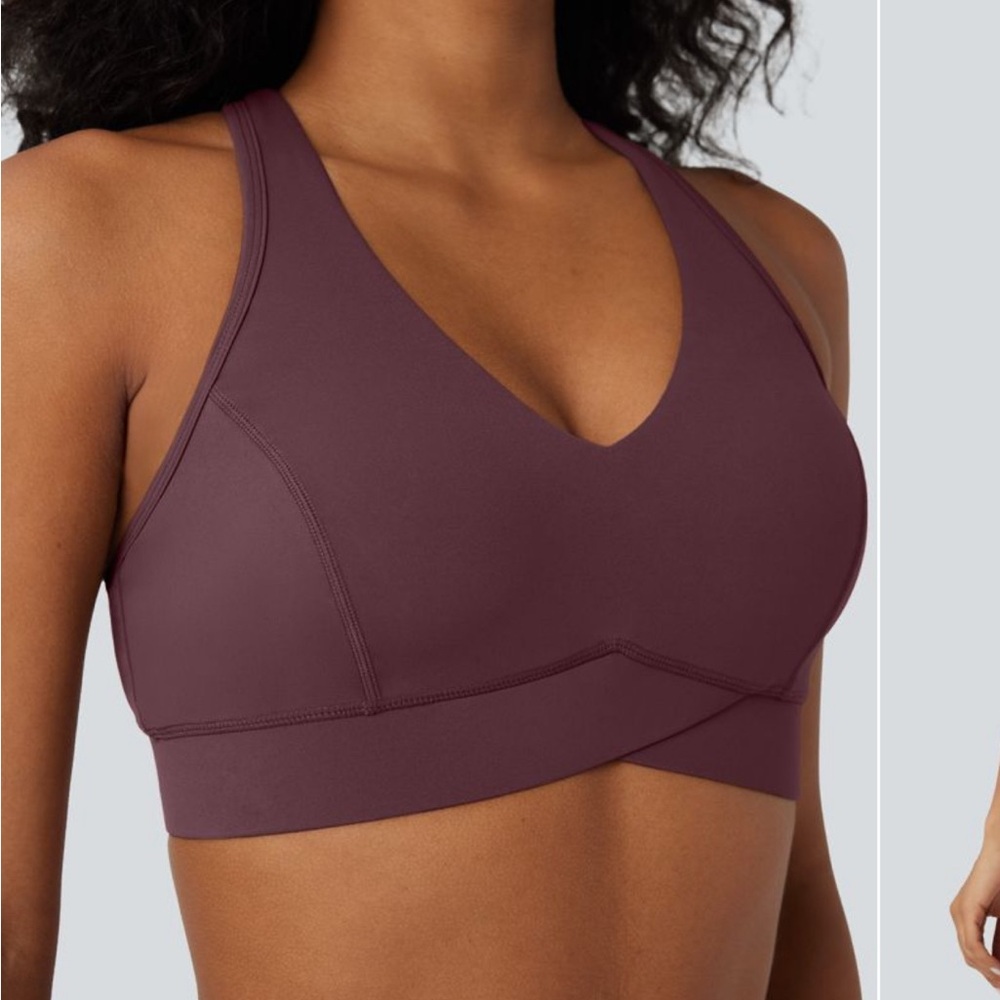 HALARA Evening Red Sports Bra
